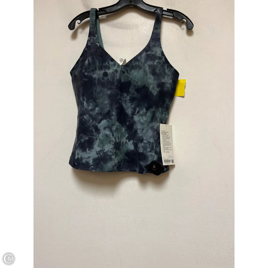 Athletic Tank Top By Lululemon In Tie Dye Print, Size: 12