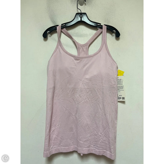 Athletic Tank Top By Lululemon In Pink, Size: 12