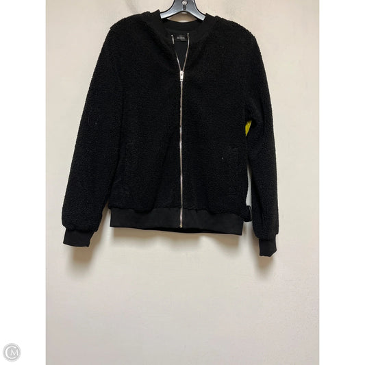 Jacket Fleece By Clothes Mentor In Black, Size: M
