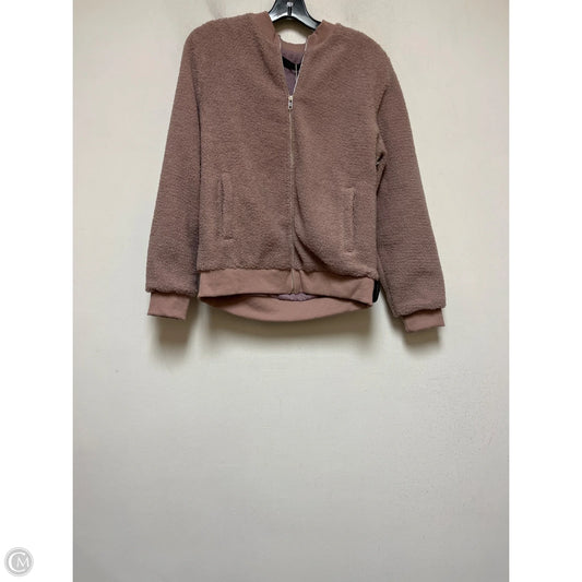 Jacket Fleece By Clothes Mentor In Pink, Size: M