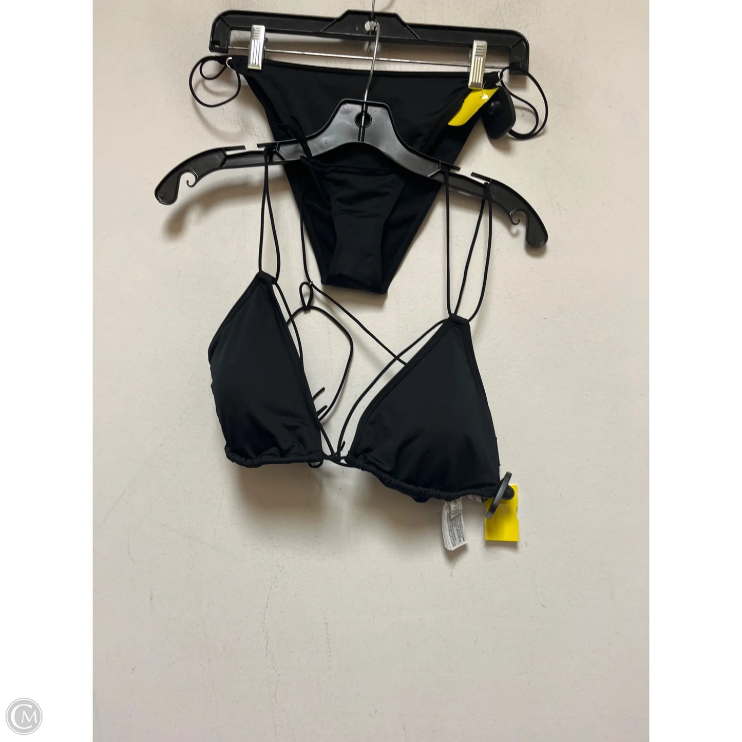 Swimsuit 2pc By Calvin Klein In Black, Size: Xl