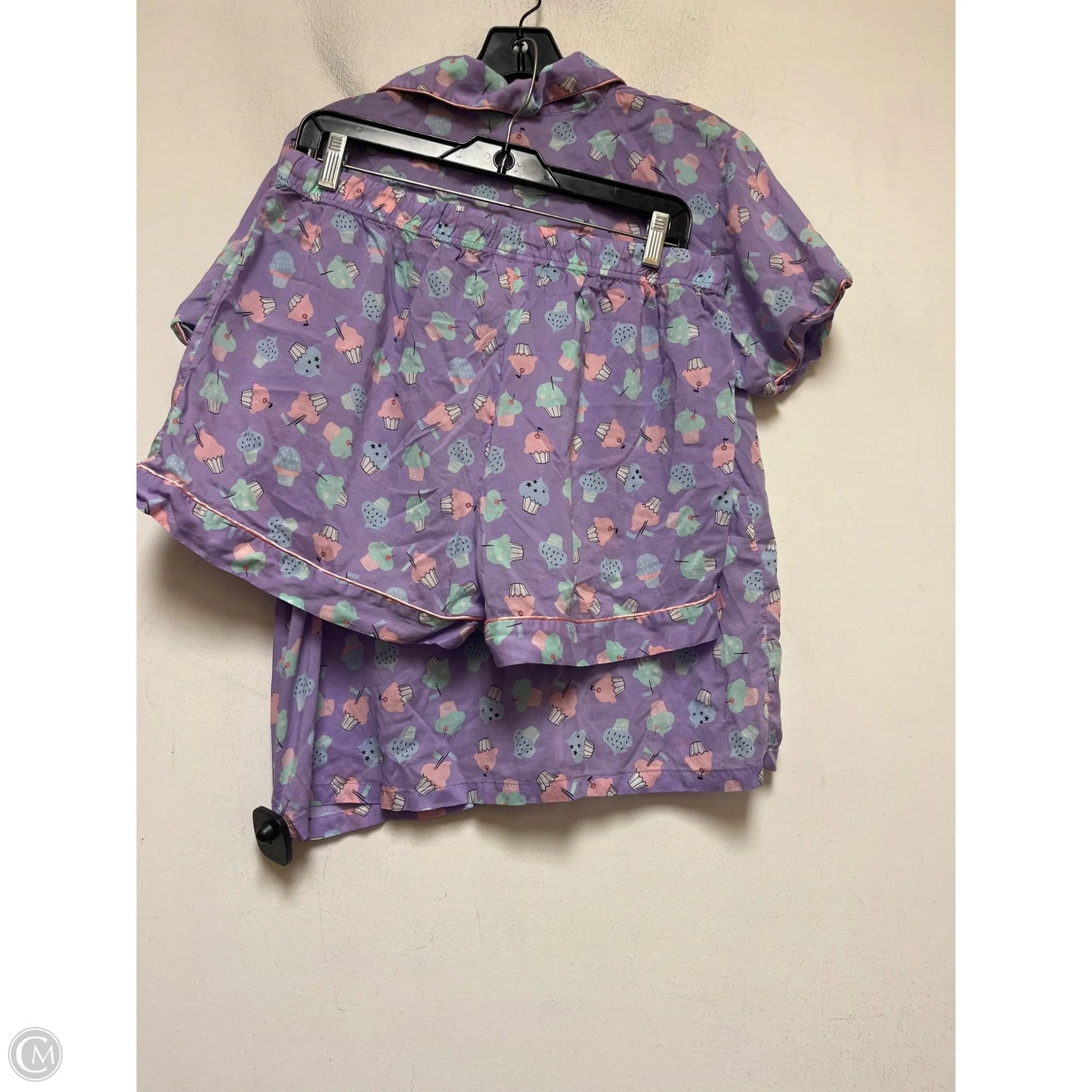 Pajamas 2pc By Clothes Mentor In Blue & Purple, Size: L