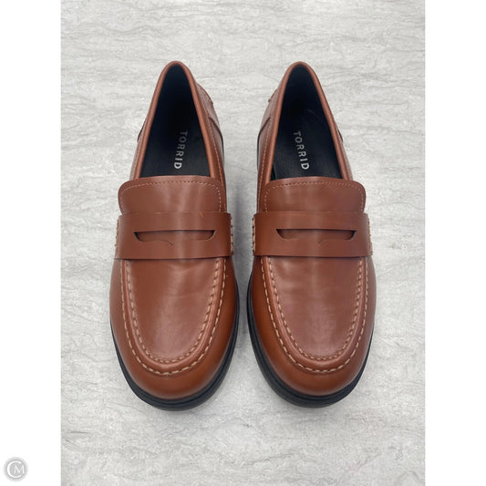 Shoes Heels Block By Torrid In Brown, Size: 7