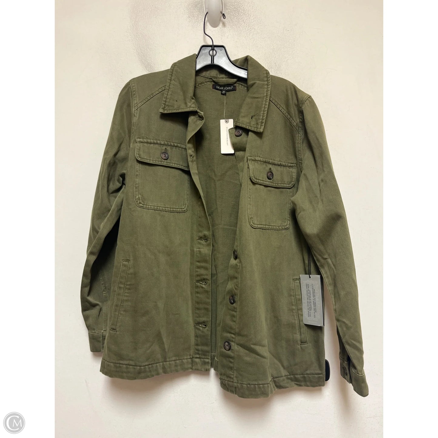 Jacket Denim By Dear John In Green Denim, Size: M