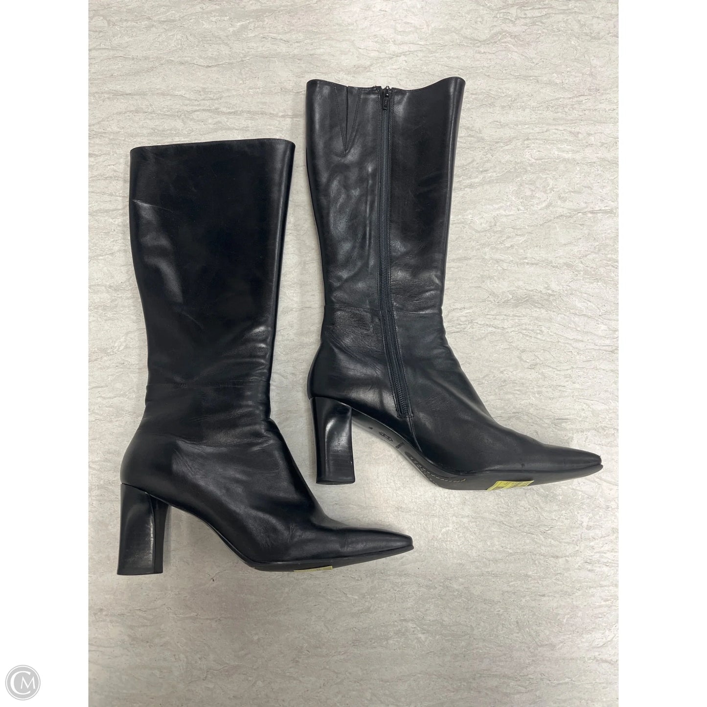 Boots Mid-calf Heels By Antonio Melani In Black, Size: 9