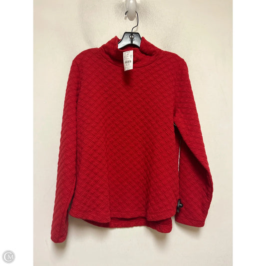 Top Long Sleeve By J. Crew In Red, Size: S