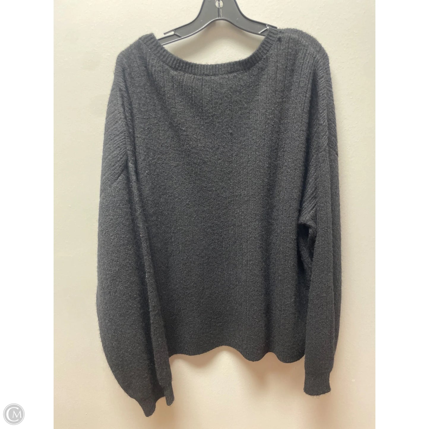 Sweater By Dkny In Black, Size: 2x