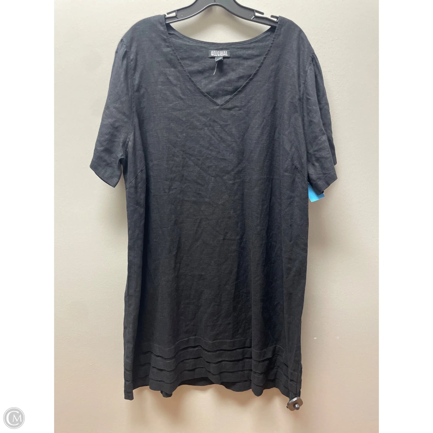 Dress Casual Short By Nicole Miller In Black, Size: 2x