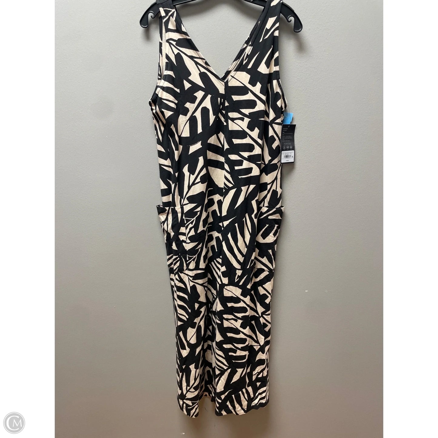 Jumpsuit By Kinesis In Black & Tan, Size: S