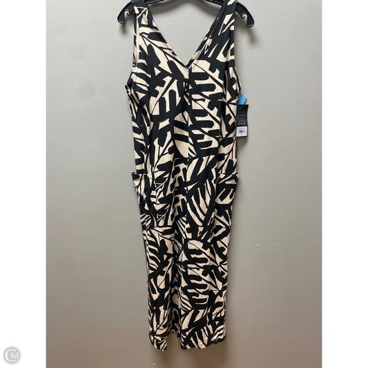 Jumpsuit By Kinesis In Black & Tan, Size: S