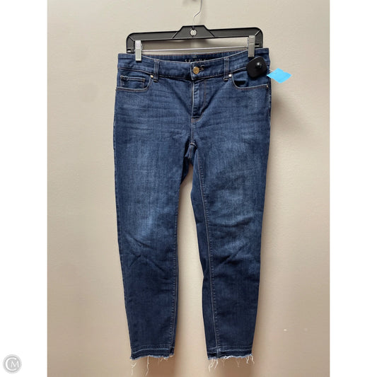 Jeans Skinny By White House Black Market In Blue Denim, Size: 4