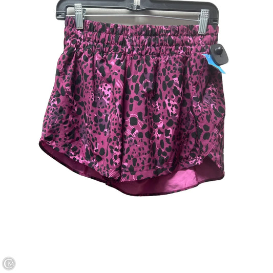 Athletic Shorts By Lululemon In Animal Print, Size: 8