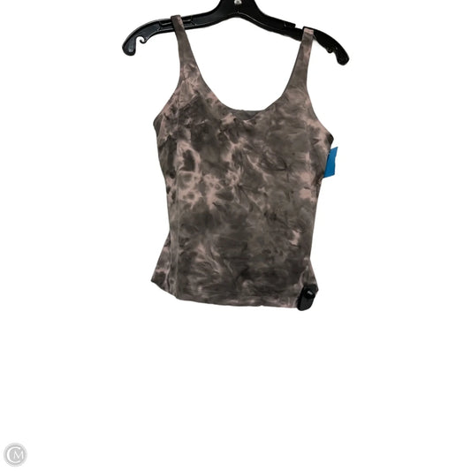 Athletic Tank Top By Lululemon In Tie Dye Print, Size: 8