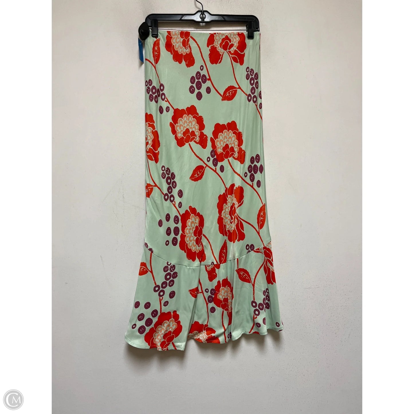 Skirt Maxi By Anthropologie In Green & Red, Size: 6
