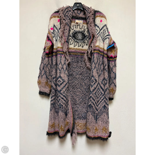 Sweater Cardigan By Pilcro In Multi-colored, Size: S
