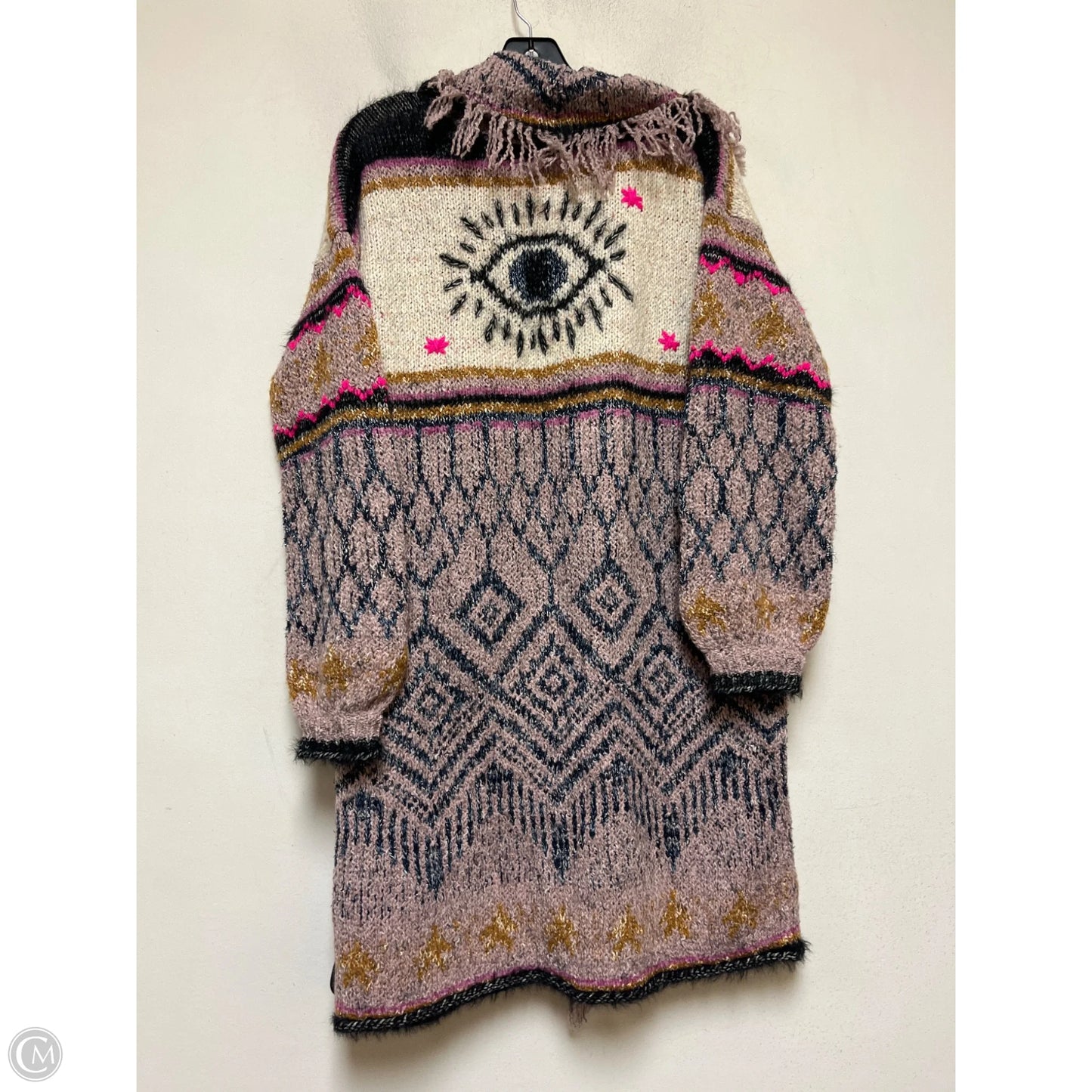 Sweater Cardigan By Pilcro In Multi-colored, Size: S