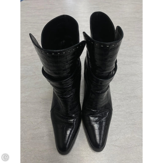 Boots Designer By Max Mara In Black, Size: 8