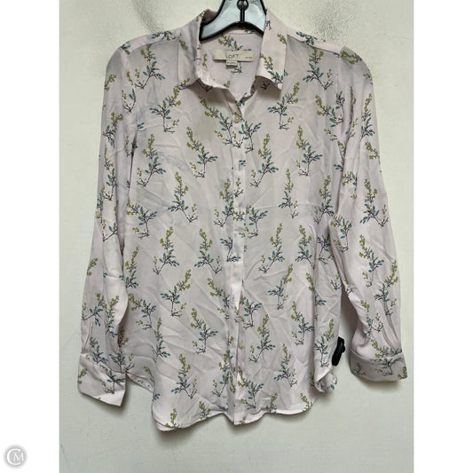 Top Long Sleeve By Loft In Floral Print, Size: Xs