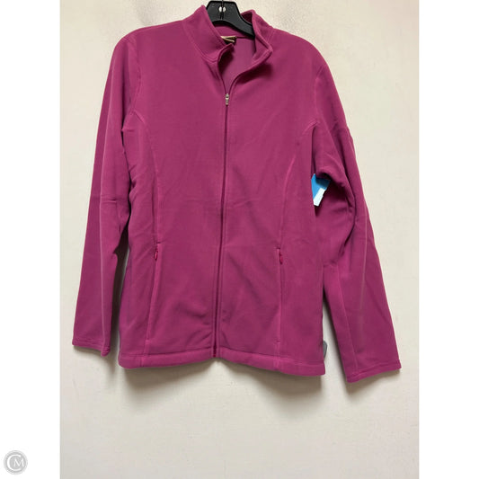 Athletic Jacket By L.l. Bean In Purple, Size: L