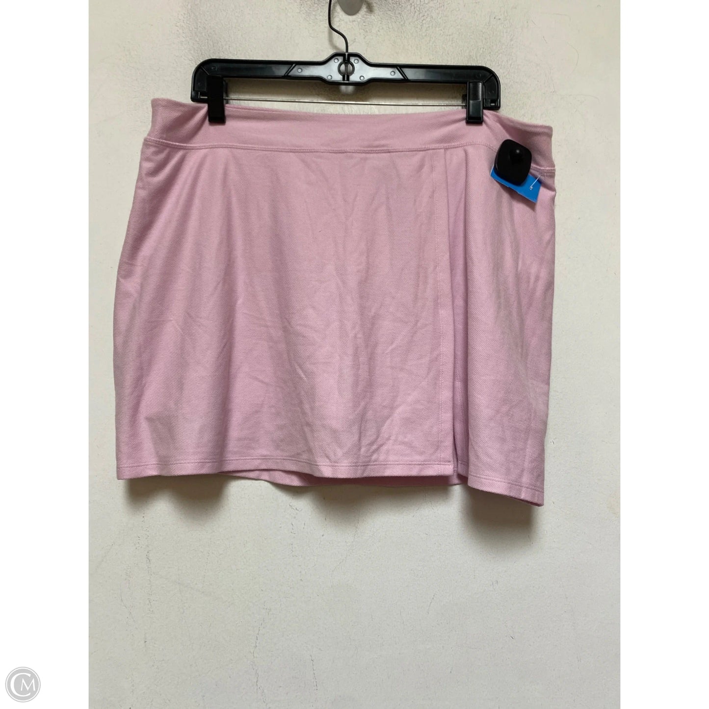 Athletic Skort By Pink In Pink, Size: 2x