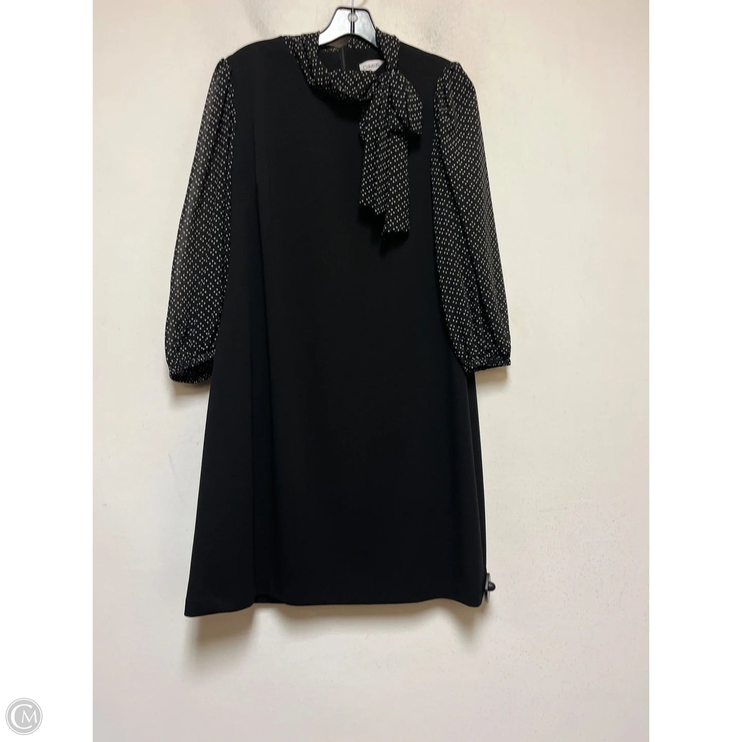 Dress Casual Short By Calvin Klein In Black & White, Size: Xl