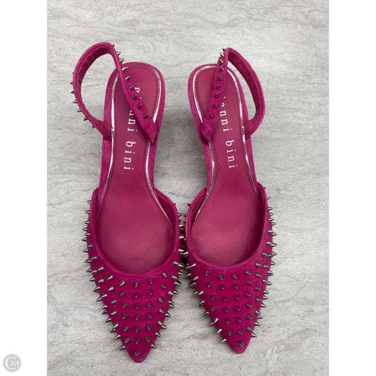 Shoes Heels Kitten By Gianni Bini In Pink, Size: 7.5