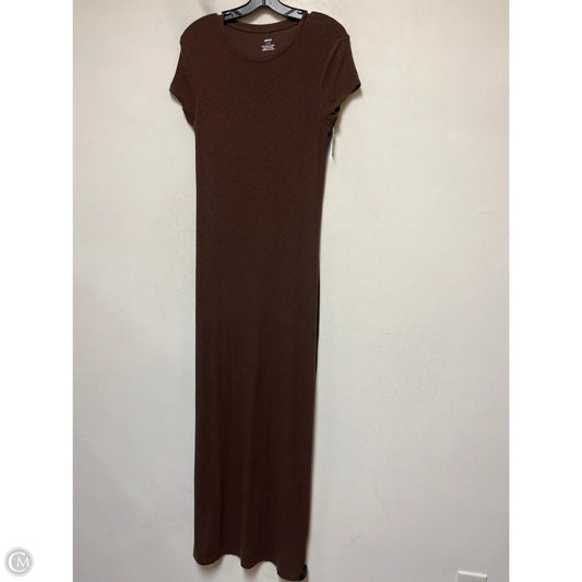 Dress Casual Maxi By Aerie In Brown, Size: L
