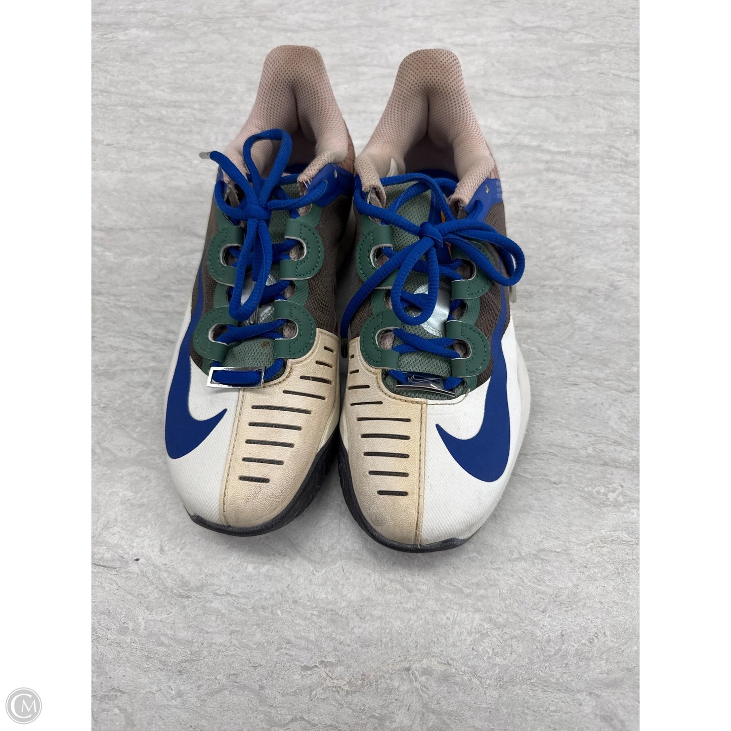 Shoes Athletic By Nike In Blue & Brown, Size: 6