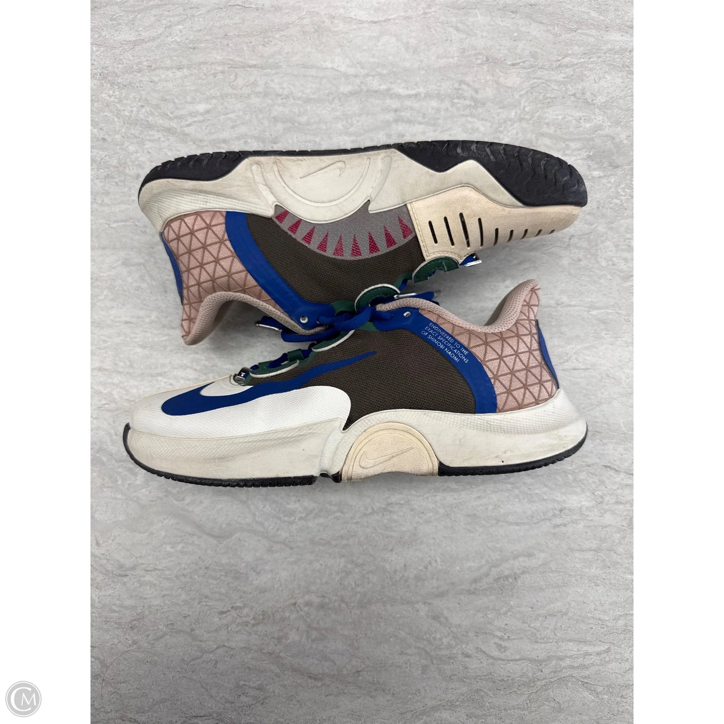 Shoes Athletic By Nike In Blue & Brown, Size: 6