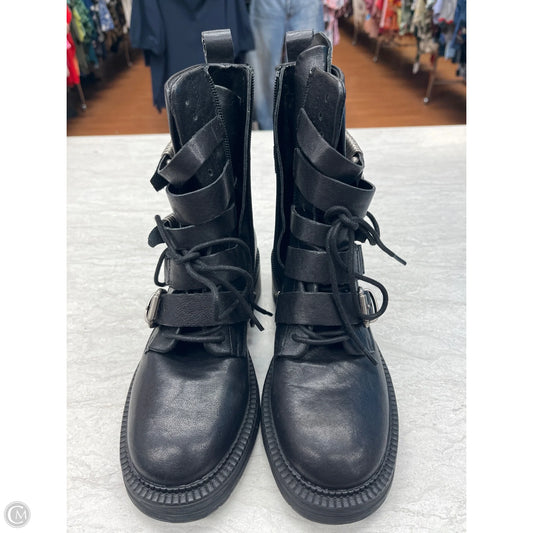 Boots Ankle Flats By Dkny In Black, Size: 5