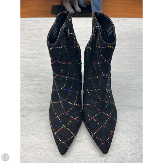 Boots Ankle Heels By Betsey Johnson In Multi-colored, Size: 8