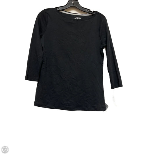 Top Long Sleeve Basic By Talbots In Black, Size: S