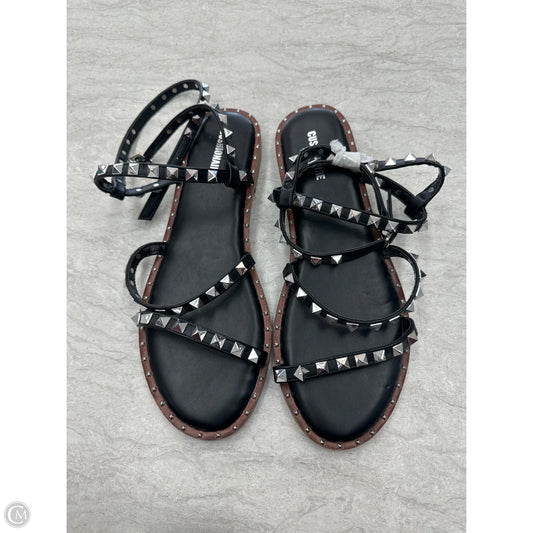 Sandals Flats By Cushionaire In Black, Size: 9