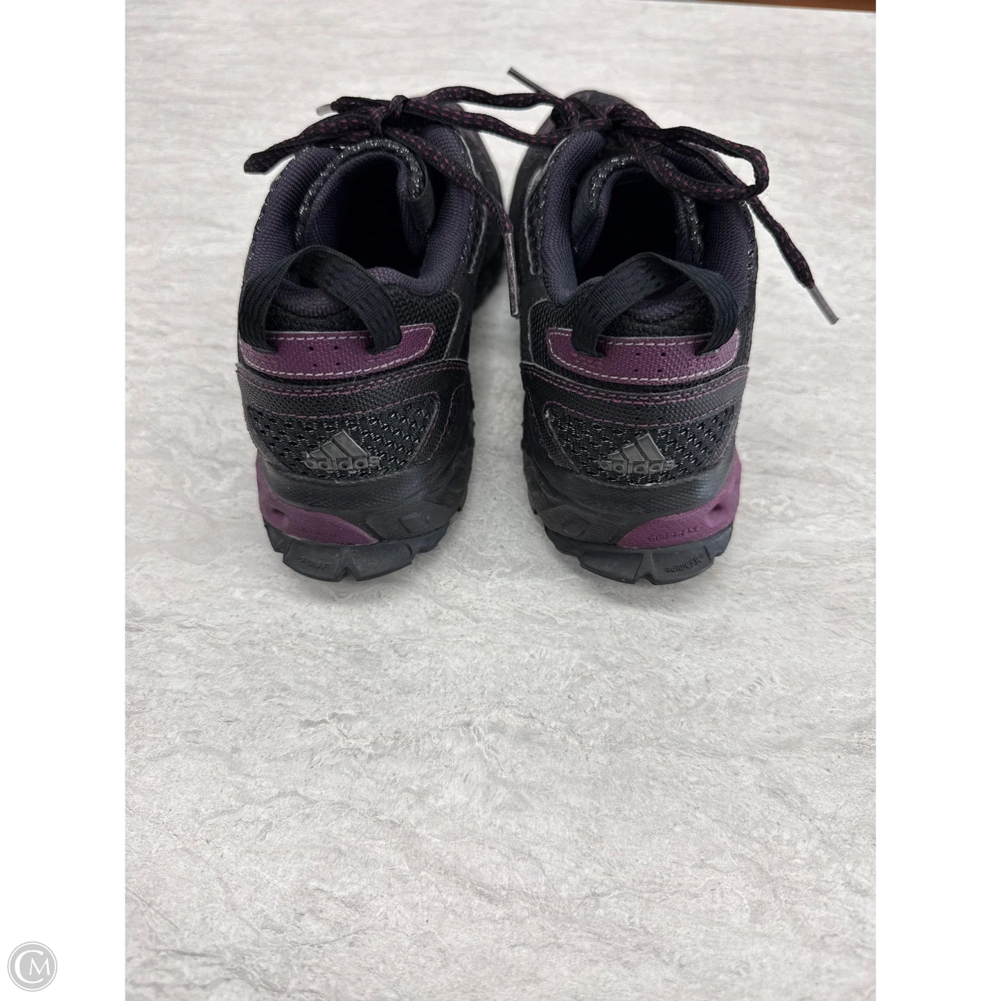 Shoes Athletic By Adidas In Black & Purple, Size: 5