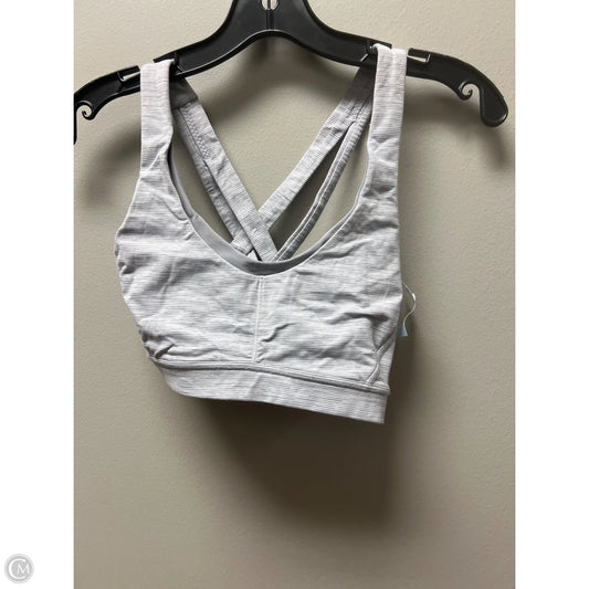 Athletic Bra By Lululemon In Grey, Size: 4