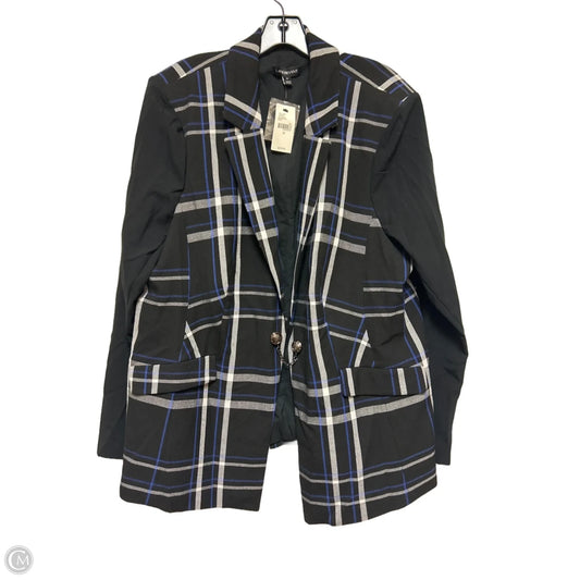 Blazer By Lane Bryant In Plaid Pattern, Size: 3x