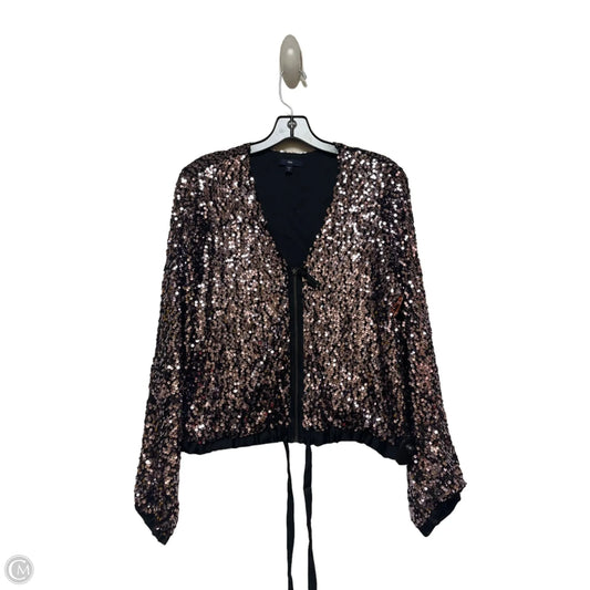 Jacket Other By Gap In Black & Silver, Size: M