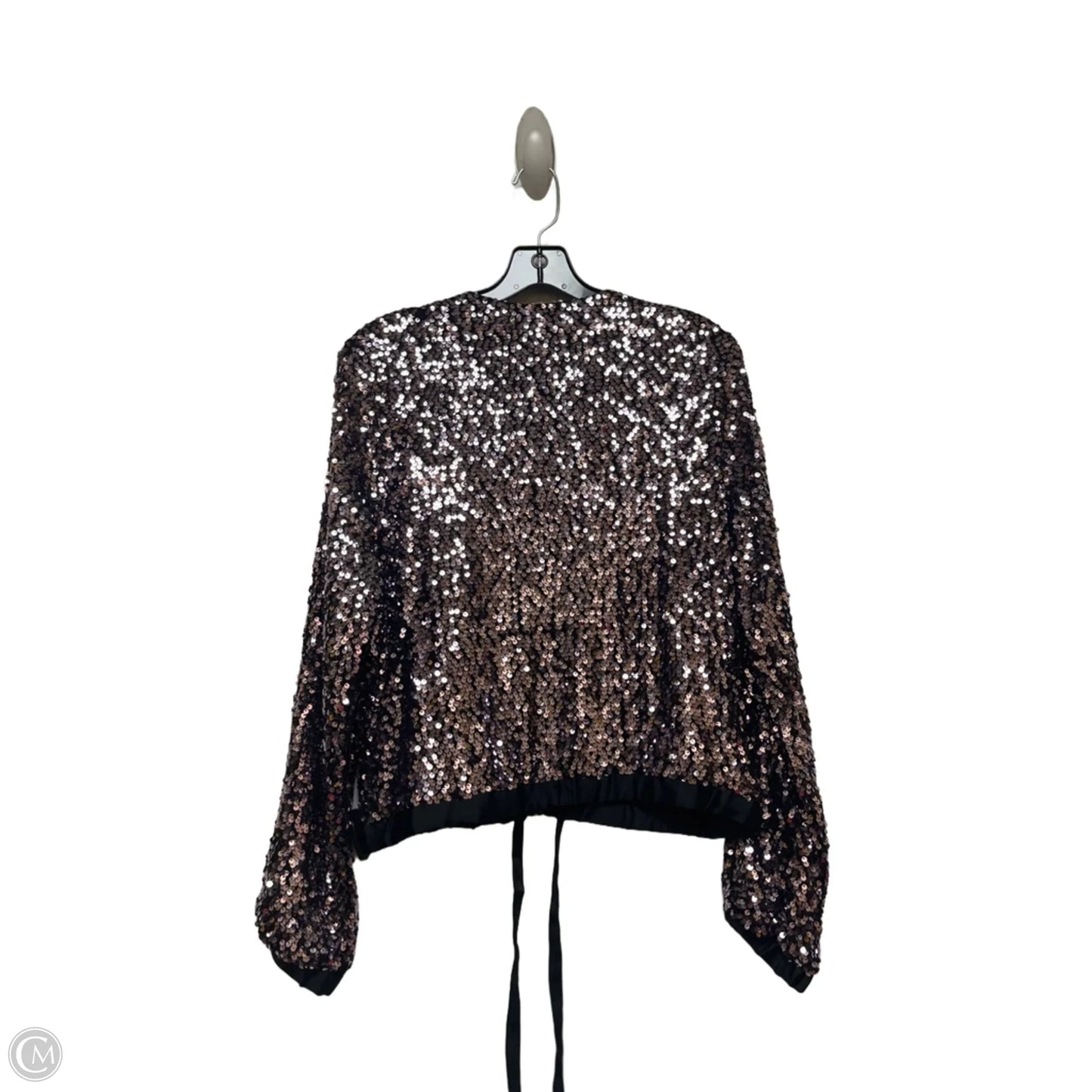 Jacket Other By Gap In Black & Silver, Size: M