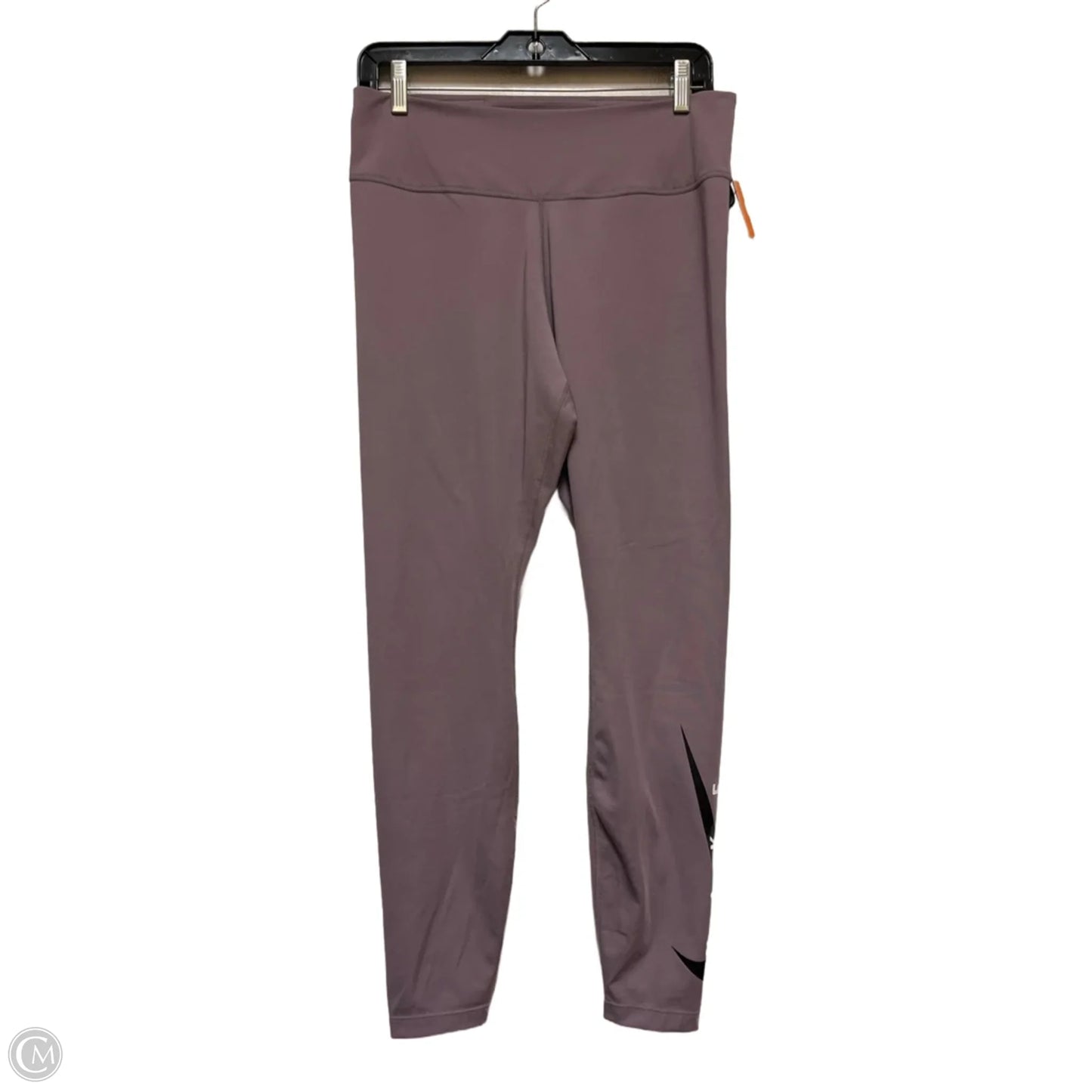 Athletic Leggings By Nike Apparel In Purple, Size: L
