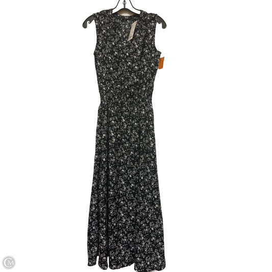 Dress Casual Midi By Uniqlo In Black & White, Size: Xs