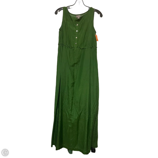 Dress Casual Maxi By J. Jill In Green, Size: Xs