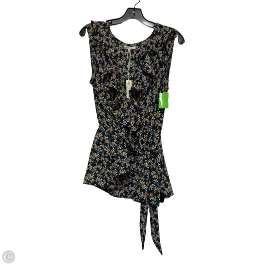 Top Sleeveless By Max Studio In Floral Print, Size: L