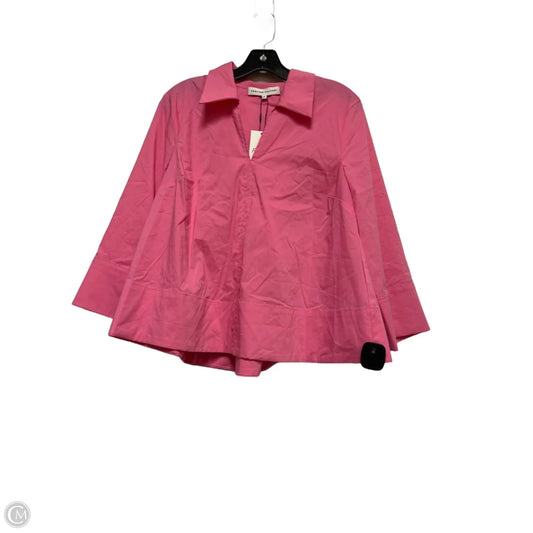 Top Long Sleeve By English Factory In Pink, Size: M