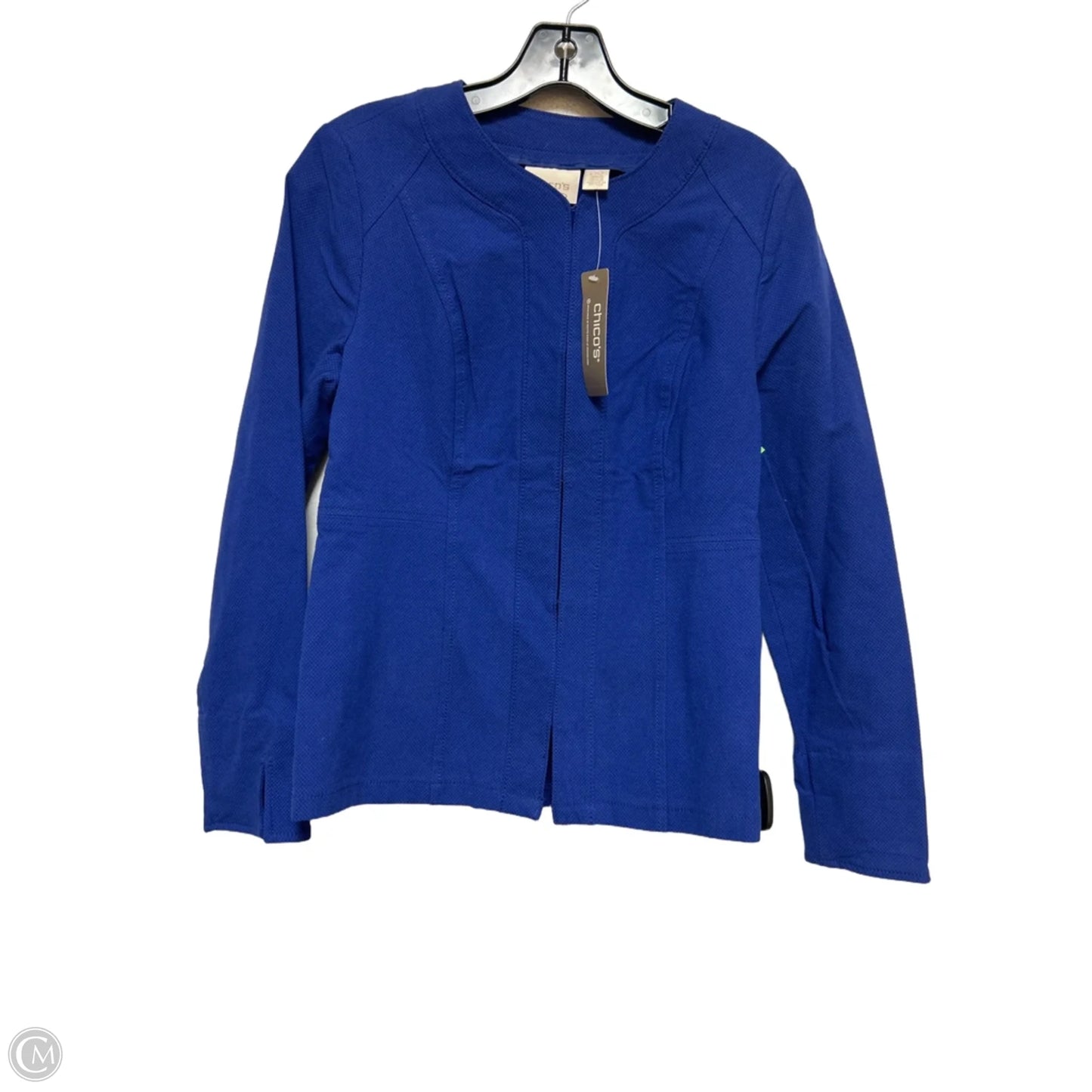 Blazer By Chicos In Blue, Size: Xs