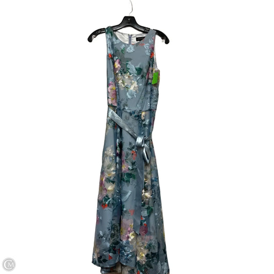 Dress Casual Midi By Tahari By Arthur Levine In Floral Print, Size: S