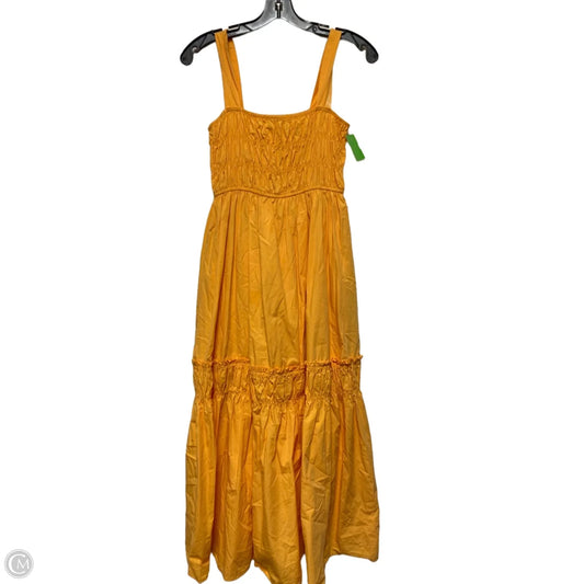 Dress Casual Midi By Fore In Orange, Size: S
