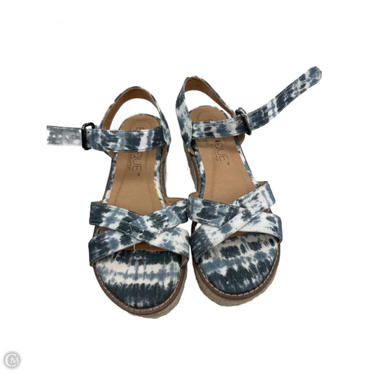 Sandals Heels Platform By Corkys In Tie Dye Print, Size: 8