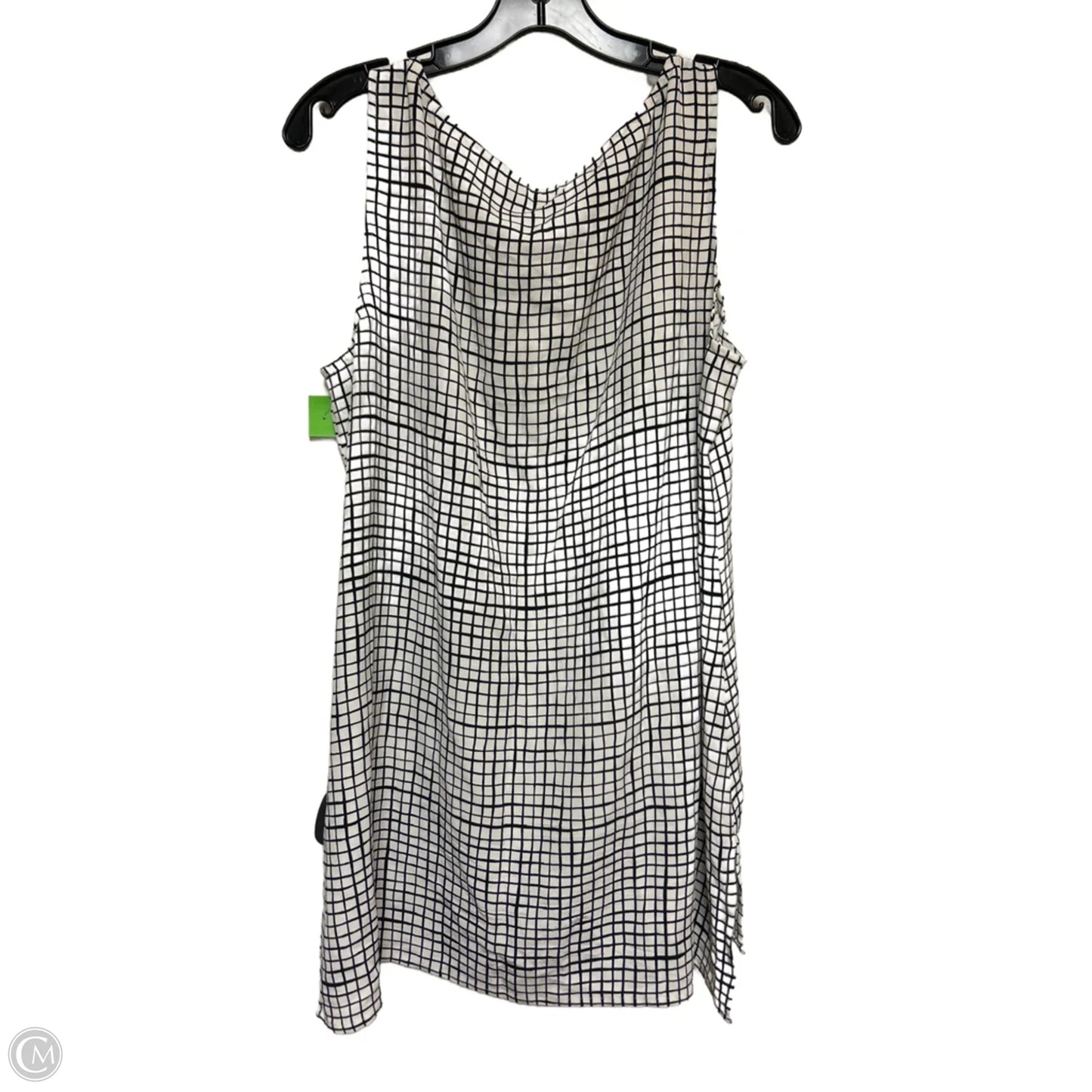 Top Sleeveless By Eileen Fisher In Black & White, Size: M