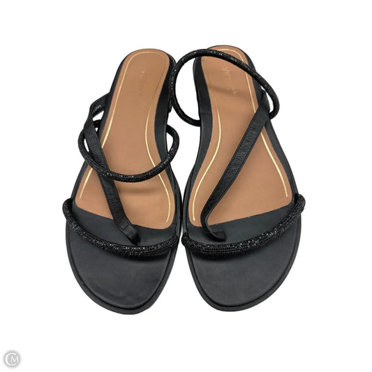 Sandals Flats By Vionic In Black, Size: 9.5