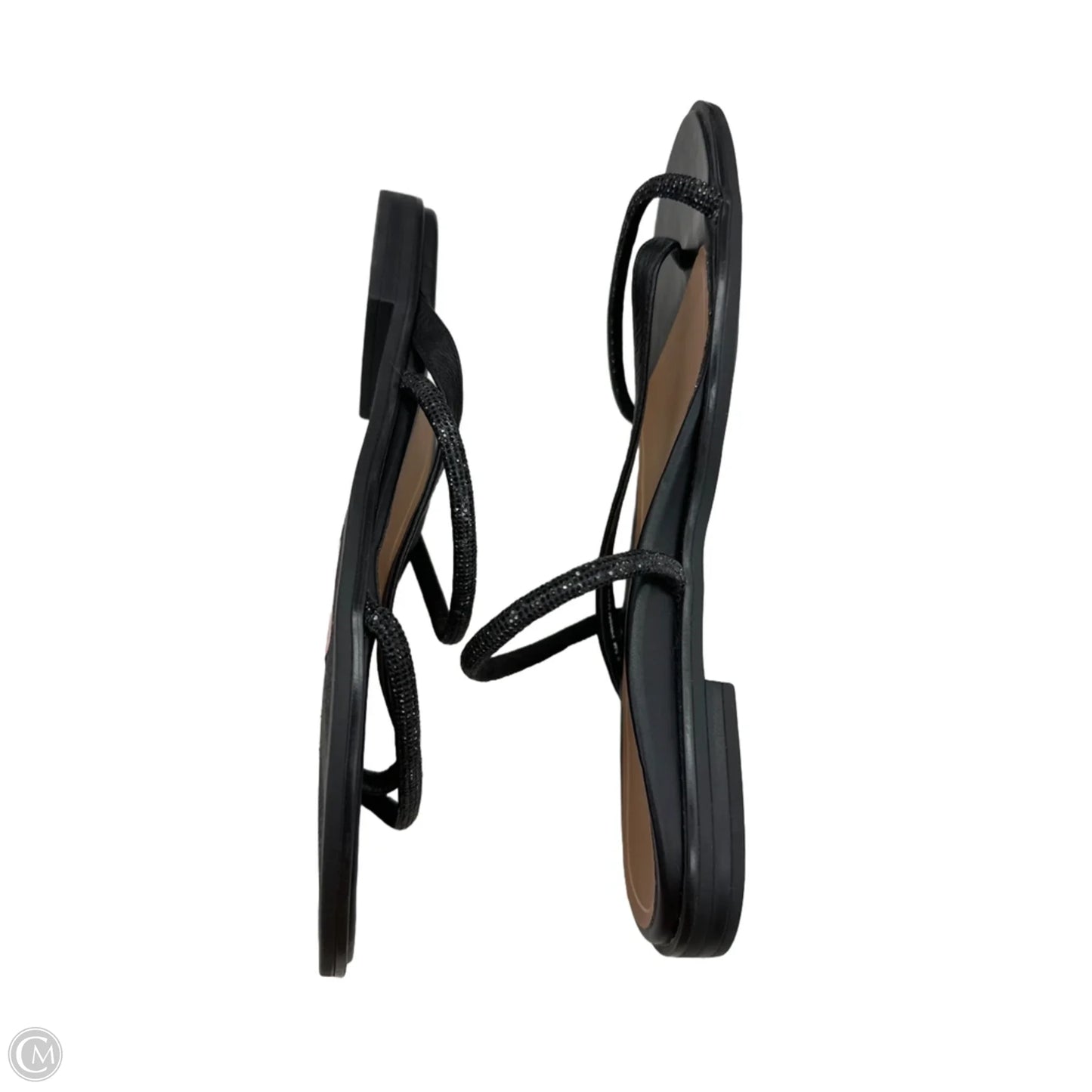 Sandals Flats By Vionic In Black, Size: 9.5